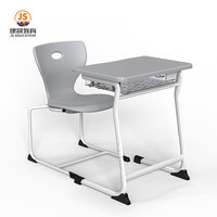 Bureau d'université hauteur réglable table d'étudiant chaise salle de classe meubles table d'étude