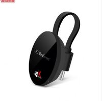 Clé TV sans fil personnalisable avec écran WiFi AC 5G H.265 2.4G 4K, récepteur Airplay Android, double démarrage, adaptateur d'alimentation