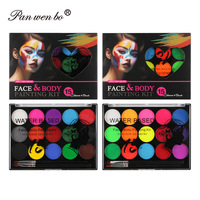 Kit de maquillage corporel professionnel FX, non toxique, hypoallergénique, à base d'eau, pour le visage et le corps, pour Halloween, cosplay, festivals