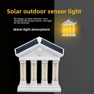 Cross-border Solar Human Body Induction <b>Wall</b> Lamp European-style Small House Tungsten Filament <b>Lighting</b> Lamp Courtyard Outdoor - Product Image 2