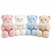Peluche géante ours en peluche pour mariage et Saint-Valentin, avec cœur d'amour à câliner, 80-140cm, coque de peluche non rembourrée, cadeau et décoration