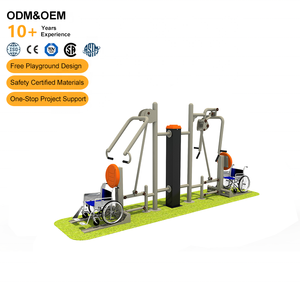 Équipement de <span class=keywords><strong>fitness</strong></span> extérieur inclusif pour exercices de pression pectorale, adapté aux besoins spécifiques, pour parcs de <span class=keywords><strong>fitness</strong></span> et équipement de sport accessible aux personnes à mobilité réduite - Product Image 3