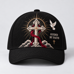 Gorras de Béisbol de Algodón Negras de 6 Paneles con Visera Curva, Personalizables al por Mayor con Logotipo Bordado de Fe, para Hombre - Product Image 3