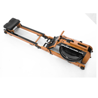 Venta al por mayor profesional de calidad duradera Cardio Training Gym Fitness Power Equipment agua de madera y máquina de remo magnética