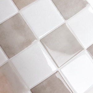 Dosseret de carrelage mural amovible en vinyle intelligent à décoller et à coller 9 "X 9" adhésif 3D sur le dosseret de carrelage pour cuisine RV Home - Product Image 3