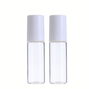 Screw Cap clear Empty 5ml 10ml 10ML 5ML Cosmetic <b>Perfume</b> Oil Essential Oil Roll on Glass <b>Bottle</b> - Product Image 4
