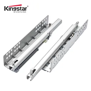 Manufacturer Rust Proof Cabinet Undermount Soft Close Drawer Side Telescopic Rail