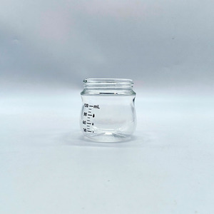 Bpa-free cao Borosilicate Glass bé chai an toàn PP rộng miệng miễn phí mô hình Cap có sẵn Kích thước 90ml 120ml 160ml 240ml ăn - Product Image 4