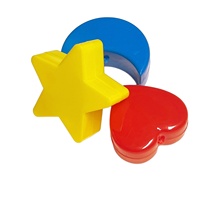 Lampes portables YIRUIDA en forme d'étoile, de cœur et de lune - Accessoires de danse pour enfants, petite veilleuse, étoiles lumineuses, design en plastique personnalisable
