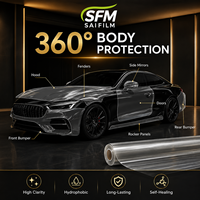Film de protection de peinture automobile transparent en TPU haute brillance, auto-réparant, changeant de couleur, anti-rayures, pour carrosserie