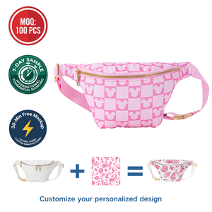 <span class=keywords><strong>Riñonera</strong></span> Casual Impermeable con Diseño Personalizado, <span class=keywords><strong>Riñonera</strong></span> a Cuadros de <span class=keywords><strong>Anime</strong></span> para Niñas, Venta al por Mayor de Fábrica, <span class=keywords><strong>Riñonera</strong></span> Personalizada, 100 Unidades - Product Image 1
