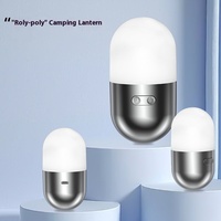 Mini lumière LED moderne pour le camping Veilleuse RVB portable rechargeable avec conception créative de gobelet pour l'éclairage d'ambiance