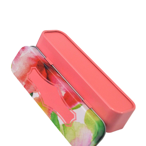 Custom <strong>Rectangular</strong> Flip-Top <strong>Tin</strong> Boxes for Lipstick Cosmetics Premium <strong>Metal</strong> Packaging Logo <strong>Printing</strong> Use - Product Image 4