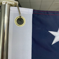 Sıcak Fırsat 3*5 Ft Futbol 3x5 Bayrağı 90x150cm Amerika Birleşik Devletleri Kanada Meksika 100D Polyester Asılı/Asılabilir 2 Pirinç Halka Düğmesi Dijital Baskı