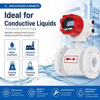 Débitmètre magnétique Emfm à sortie numérique, certifié ATEX, débitmètre électromagnétique pour l'eau, l'huile, les fluides et les liquides