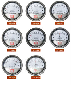 0-60paアルミ低圧<span class=keywords><strong>Magnetic</strong></span>差圧ゲージPharmaceuticals工場さまざまな範囲オプション - Product Image 6