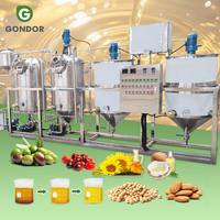 Machine de raffinage automatique d'huile de coco, de palmiste et d'olive, haute efficacité, en acier inoxydable, capacité de 1000 kg/h