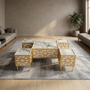 Traditional <b>Arabic</b> Majlis Living Room Set | Fabric Foldable Extendable Modular | Customizable | Free Worldwide Delivery | - Product Image 3