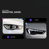 Faros Delanteros LED A3 Upgrade para Audi 2013-2016, Lentes de Proyector, Luces DRL, Faros Delanteros para Sedán y Hatchback S3, Luces Modificadas para Automóvil