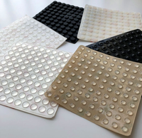 Deson Transparent Auto-Adhésif En Caoutchouc Silicone Porte Dot Pare-chocs Pieds Pour Meubles Chaise