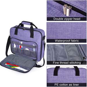 Échantillon gratuit Etui pour machines à coudre Sac fourre-tout adaptable pour la majorité des machines à coudre Singer et Brother Janome - Product Image 4