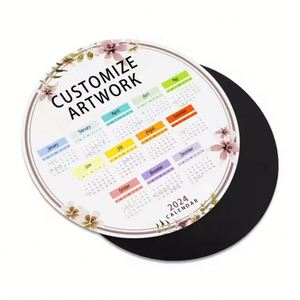 Eco-Friendly Manufacture Custom Size Foto Print 2026 Paper Calendar Magnet Flyer Printed Magnetic for <b>Fridge</b> - Product Image 6