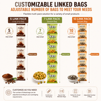 Machine d'emballage automatique de sachets à chaîne pour café en poudre, sucre, thé, poivre, poudre de piment, assaisonnements et snacks