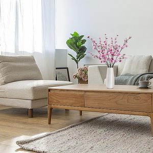 Venta al por mayor de fábrica: Arreglo floral realista de margaritas, delicadas ramas largas, sauce de nieve flotante y rosas de seda para decoración de sala de reuniones y Pascua. - Product Image 6