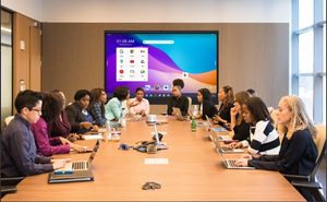 iBoard 55,65,75,86,98 इंच 4K UHD टच स्क्रीन मॉनिटर स्मार्ट टीवी ऑल इन वन फ्लैट पैनल - Product Image 3