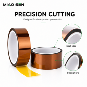 Heat Press Transfer Tape Heat Resistant Kaptons Polyimide Tape Battery Thermal Adhesive Tape For Sublimation Tumblers