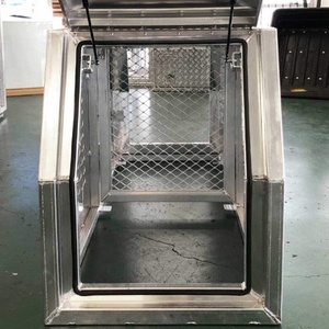 Caja para Perros de Aluminio 5052 para Camioneta con Techo Completo, Acabado en Recubrimiento Crudo/en Polvo y Color Personalizado, Accesorios para Camionetas - Product Image 6