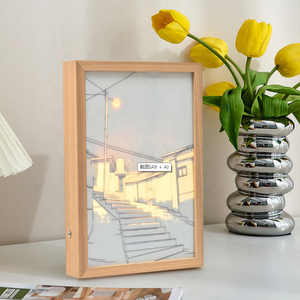 <span class=keywords><strong>D</strong></span>écoration de peinture <span class=keywords><strong>d</strong></span>'éclairage, cadre <span class=keywords><strong>photo</strong></span> lumineux LED 3 couleurs, peinture de veilleuse avec boîte <span class=keywords><strong>d</strong></span>'ombre de soleil pour <span class=keywords><strong>d</strong></span>écoration murale - Product Image 5