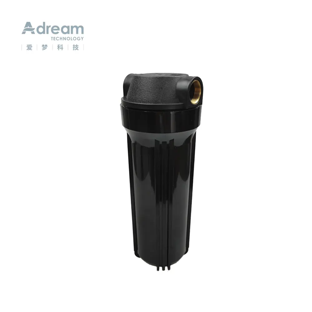 ADREAM TECH 10 인치 5 인치 A형 필터 카트리지 하우징 블랙 필터 하우징 (압력 완화 밸브 포함)