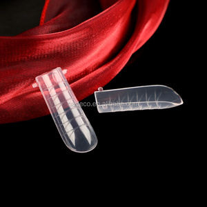 Nadeco-puntas cuadradas transparentes de doble forma, sistema de <span class=keywords><strong>uñas</strong></span> de forma de Gel de construcción rápida, cobertura completa, forma de extensión de <span class=keywords><strong>uñas</strong></span> - Product Image 3