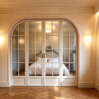 Portes Françaises en Aluminium pour l'Extérieur des Maisons, Portes d'Entrée Principales, Portes d'Entrée Vintage, Cloisons de Pièces, Intérieur Étanche et Privé