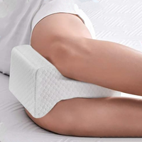 Coussin chauffant ergonomique en mousse à mémoire de forme Bewalker Contour pour les jambes, soulagement de la douleur, massage, pour dormeurs latéraux, genoux, coussin amovible pour femmes enceintes