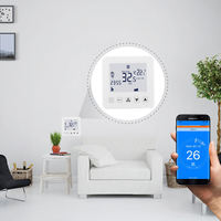 Interrupteur de thermostat intelligent Tuya pour la maison WiFi ou Zigbee FCU pompe à chaleur HVAC nouvel écran LCD pour la climatisation centrale