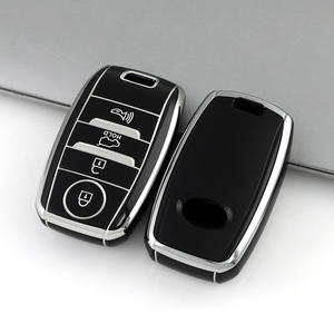 เคสกุญแจรถ TPU แบบนิ่มสำหรับ Kia KX3 K5 KX5 KX7 K4 Sportage <span class=keywords><strong>R</strong></span> Sorento พวงกุญแจกระเป๋าอุปกรณ์เสริม - Product Image 1
