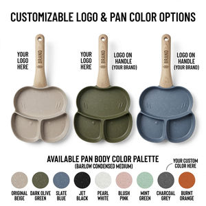 Sartén para Huevos en Forma de Herradura E-Top, Irregular, 3 Tazas, Antiadherente, Fácil de Limpiar, para Cocinar Huevos, Tortillas, Panqueques Suecos y Crepas - Product Image 3