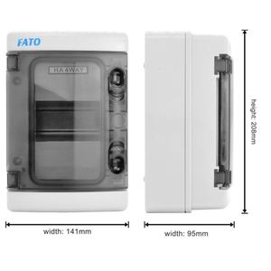 4 Module Wall Switchboard With Transparent Door <b>Network</b> <b>Cabinet</b> - Product Image 5