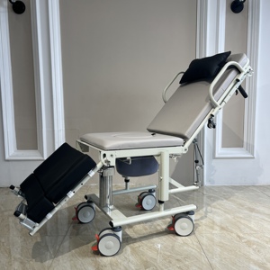 Chaise élévatrice hydraulique robuste <span class=keywords><strong>pour</strong></span> patient avec dossier - Équipement de sécurité <span class=keywords><strong>pour</strong></span> la salle de bain des <span class=keywords><strong>personnes</strong></span> <span class=keywords><strong>âgées</strong></span> et handicapées - Product Image 3