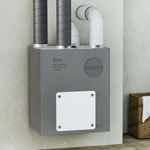 Unité de ventilation à récupération de chaleur EPP ERV, économie d'énergie, efficacité de 97 %, rectangulaire, murale, <span class=keywords><strong>VMC</strong></span> MVHR, filtre G4, maison, bureau, école - Product Image 1