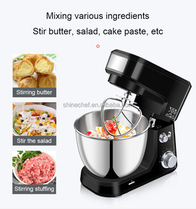 1000W 5L Hochwertiger Küchenmaschine mit Rührschüssel für Backwaren, Teigmischer und Kuchenmaschine - Product Image 4