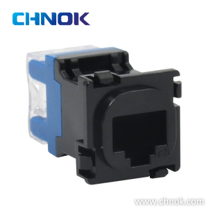 Australië Type Rj45 Utp Cat6 8p8c 180 Graden Zwart En Blauw Keystone Jack Netwerkconnector Module-DP-KJ-8130 - Product Image 2