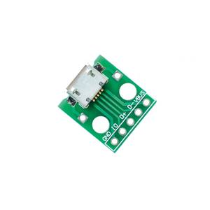 Ventes chaudes Adaptateur MICRO USB vers DIP Connecteur femelle 5 broches Type B Convertisseur de carte de circuit imprimé Pinboard 2.54 - Product Image 4