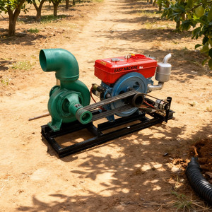 Bomba de agua centrífuga autocebante de alta potencia, bombeo de granja de riego, bombas de motor diésel móviles fijas - Product Image 1