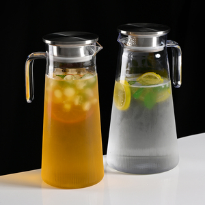 Jarra de agua acrílica, jugo, bebidas, cerveza, jarra de plástico con tapa, PC irrompible, resistente al calor para Hotel, restaurante, cantina, <span class=keywords><strong>Playa</strong></span> - Product Image 3