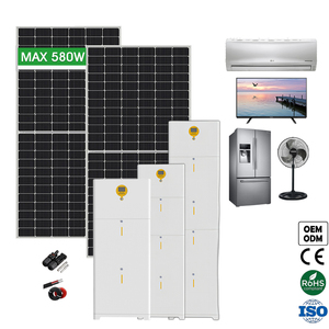 Kit d'énergie solaire domestique, système complet 5KW, batterie lithium-ion hybride, contrôleur MPPT, système d'énergie solaire WON-AIO-HE15-220 - Product Image 5