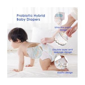 Couches-culottes d'apprentissage pour bébé en coton probiotique, douces, respirantes et anti-fuites 3D, respectueuses de la peau - Product Image 2