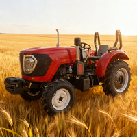 Traktor Mini Pertanian Diesel 4 Roda 4wd 4x4 90hp untuk Dijual (Promo)